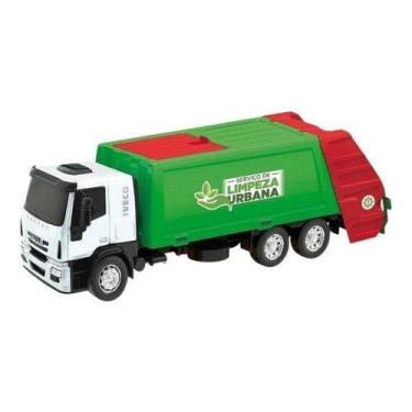 Imagem de Brinquedo Caminhão Menino Iveco Coletor Lixo 342 - generica
