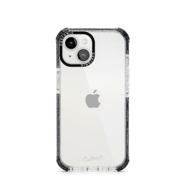 Imagem de Customic Capinha Case Capa para Celular iPhone 15 (6.1"), Impactor Space Anti Impacto Proteção Militar 4 metros contra quedas, Compatível Mag-Safe, Antiamarelamento, Transparente Preto