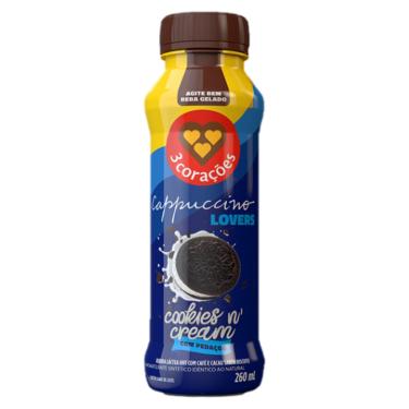 Imagem de Cappuccino Cookies 'n' Cream 3 Corações Lovers 260ml