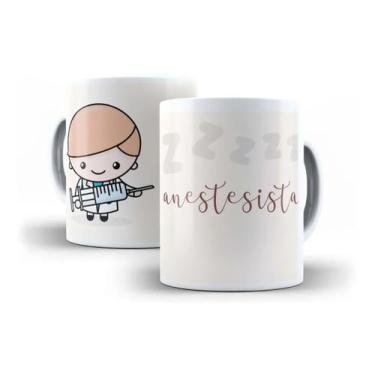 Imagem de Caneca Porcelana Médico Anestesista Profissão Coleção Cute Presente - 