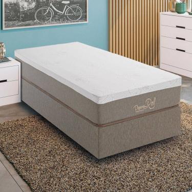 Imagem de Colchão Solteiro Nuvellê com Molas Ensacadas 88x188 Cinza - Colchões Kappesberg