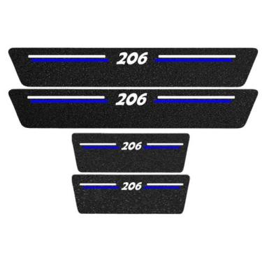Imagem de Kit Soleira Protetora Porta Premium Blue PVC - 206 - Jhow Adesivos
