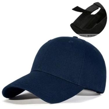 Imagem de Boné Liso Básico Barato Aba Curva Unissex Baseball Ajustável - CR10 CR