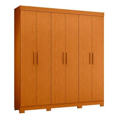 Imagem de Guarda Roupa Casal Amarok 6 Portas Premium Albatroz MDP 2 Gavetas, Cin