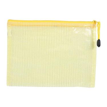 Imagem de Ymiko Lápis, 12pcs A5 Mesh Zipper Bags Pastas de Documentos Organizador de Pastas de Arquivos Organizador Com um Zíper Confiável, para Transportar Documentos, Mapas, Cartões, (Amarelo)