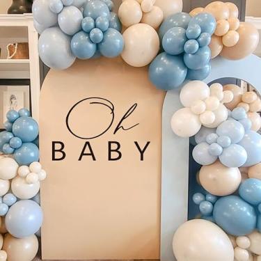 Imagem de Gostman Adesivo Oh Baby - Decoração Para Chá De Bebê, Revelação Do Sexo Arco Balões Festa Recém-Nascido, Bebê (Oh Dark)