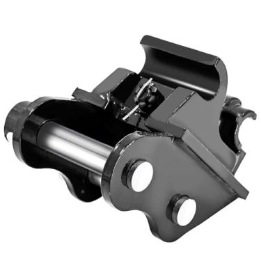 Imagem de Engate de troca rápida da mini escavadeira mecânica, acessório de retroescavadeira, para escavadeiras 1T a 1,5T, intervalo de 90 mm/9.0 cm, diâmetro do furo de 25 mm/2.5 cm, distância entre eixos