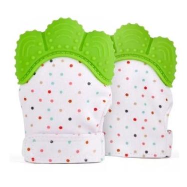 Imagem de Kit Luva Mordedora Bebê Antistress Gengival 2 Unidades - Pro Baby, Ver