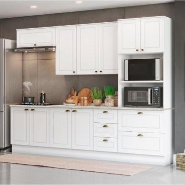 Imagem de Cozinha Modulada 5 Peças com Torre Quente 10 Portas 5 Gavetas American