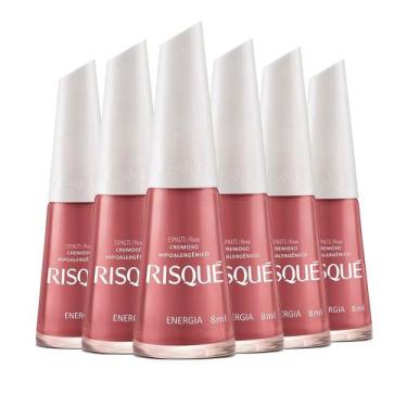 Imagem de Kit Esmalte Risqué Cremoso Energia 8ml - 6 unidades
