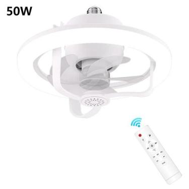 Imagem de Ventilador E Luminária De Teto Com Rotação 360 Automatica - no-brand