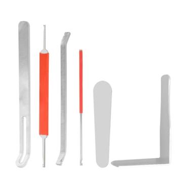 Imagem de SPYMINNPOO 6pcs Kit de Reparo de Instrumentos de Sopro de Madeira, Ferramentas de Manutenção de Clarinete Saxofone Com Aço Durável de Alta Resistência