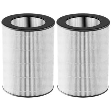 Imagem de WOCASE Pacote com 2 filtros de purificador de ar DR-HPA019 compatível com ventilador de torre de purificador de ar MC710S, DR-HTF010S, filtro de substituição de filtragem 2 em 1 de alta eficiência
