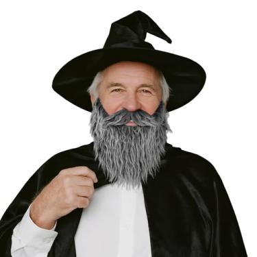 Imagem de CXWLJL Bigode falso realista para baile de máscaras, cosplay, Halloween, Natal