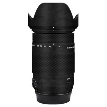 Imagem de Adesivo de lente de câmera para Tamron 18-400 mm F3.5-6.3 Di II VC HLD adequado para Canon EF-Mount Macro Coat Wraps Film Protector Vinyl Decal Skin 18 400 (Knight Black)
