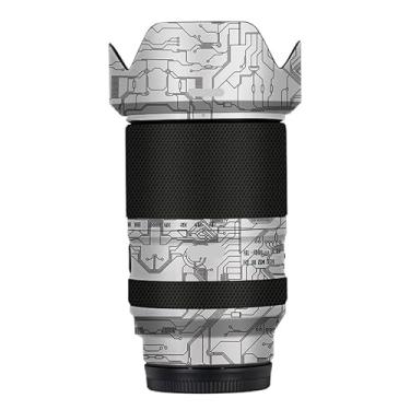 Imagem de Adesivo de lente de câmera antiarranhões para Tamron 28-300mm F4-7.1 adequado para Sony Mount Coat Wrap película protetora película protetora capa 28-300 F4-7.1 (branco circuito)