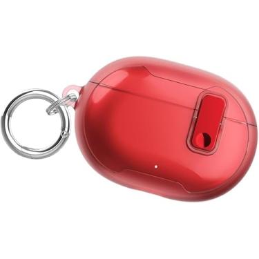 Imagem de SOTHENG Studio Bad Capa transparente leve / + capa para fone de ouvido protege abertura flexível e acessórios de encaixe para mulheres e homens, rosa (rosa)