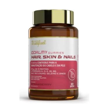 Imagem de Goalmy Gummies Hair Skin Nails Trust Fuel Strawberry 60 Gomas