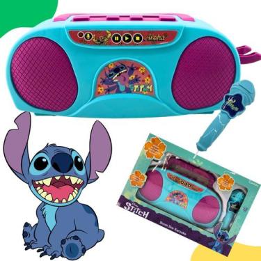 Imagem de Boombox Infantil Karaokê Disney Stitch Candide 3271