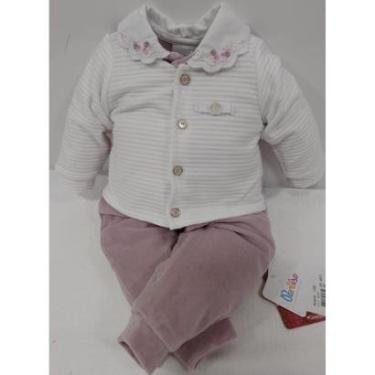 Imagem de Macacão Longo Plush Bebê Menina Inverno Paraiso Ref 12960 - Lavanda - M ( 3 - 6 MESES )-Feminino