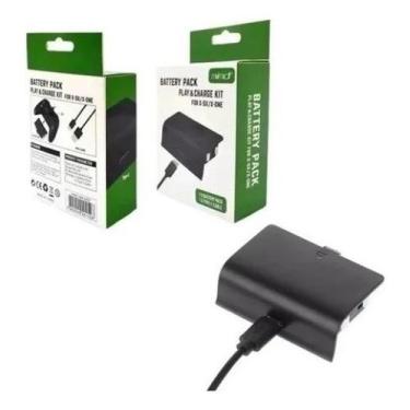 Imagem de Bateria + Carregador P/ Controle Compatível Xbox One X-series X/s - Mi
