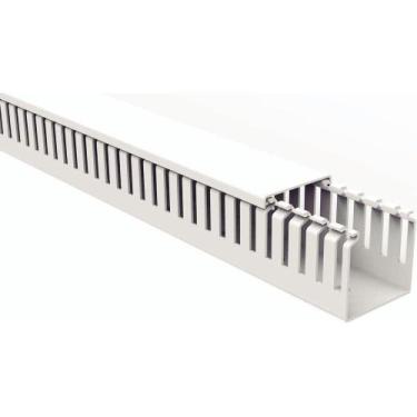 Imagem de Canaleta Para Painel Tramontina Aberta Branca 50x50x2000mm Tramontina