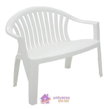 Imagem de Banco Tramontina Leme Basic Em Polipropileno Branco Tramontina