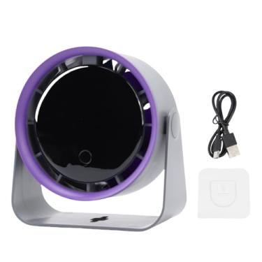 Imagem de Pssopp Ventilador de Mesa, Exibição Digital LED Digital Montado Com o Ar de Circulação de Ar de Resfriamento para Quarto Campo de Viagens Em Casa