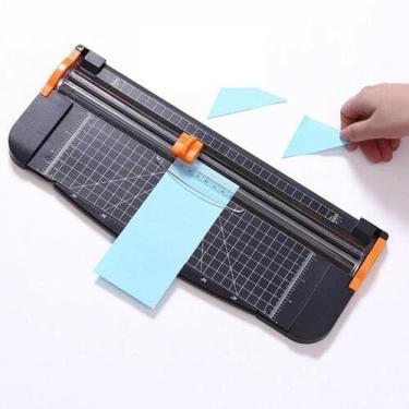 Imagem de Guilhotina Cortador De Papel Refiladora A4/A5 Portátil 38 cm