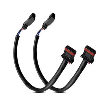 Imagem de Chicote de fios de extensão de sinal de seta do guidão de 15 cm adequado para Harley Davidson Dyna Softail Sportster 883 1200 2016-Up Alguns modelos substituem 69201179, Plug & Play, 1 par