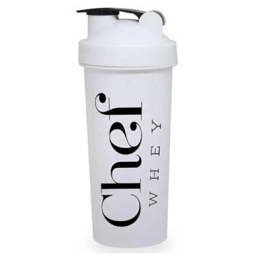 Imagem de Coqueteleira Chef Whey 700ml Shakeira Copo de Academia