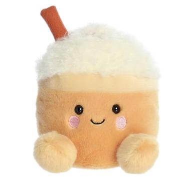 Imagem de Aurora® Festive Palm Pals™ Speckle Pumpkin Spice Latte™ Stuffed Animal - Pocket-Sized Play - Collectable Fun - Brown 5 Inches