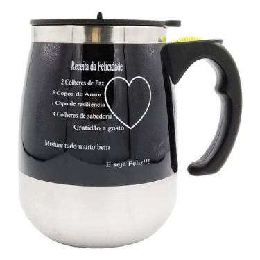 Imagem de Caneca Elétrica 350ml Misturadora Inox