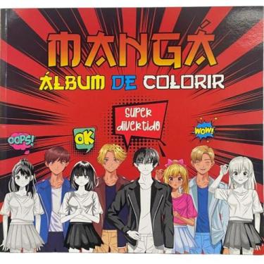 Imagem de Livro de Colorir Manga ALBUM VM 26X26CM 64PG - Pae Editora