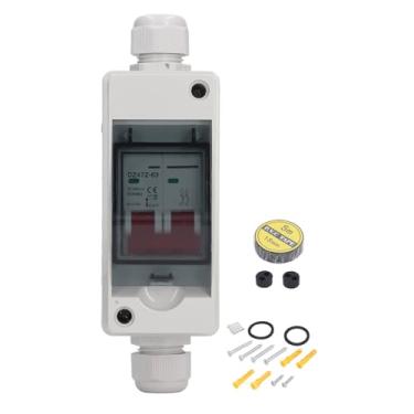 Imagem de 500V DC Solar Desconect Switch Caixa de Isolador Fotovoltaico Com Tampa de Sobrecarga para Disjuntor Em Miniatura do RV IP65 (63A)