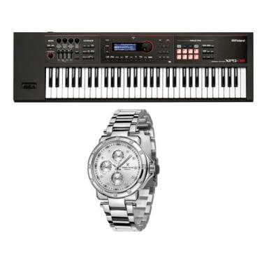 Imagem de Kit Teclado Sintetizador Roland XPS30 e Relógio Dk11165-5