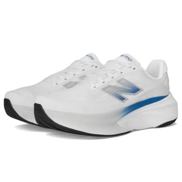 Imagem de New Balance Fresh Foam X More V6 Tênis de corrida masculino, Nb 103 Branco/Ágata azul/reflexão, 8.5 Wide