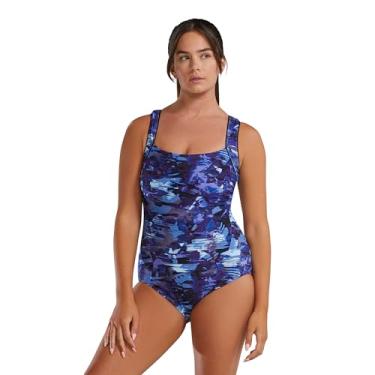 Imagem de TYR P0703848424 Sq Neck Cntrl Frtl Royal/YLW 24