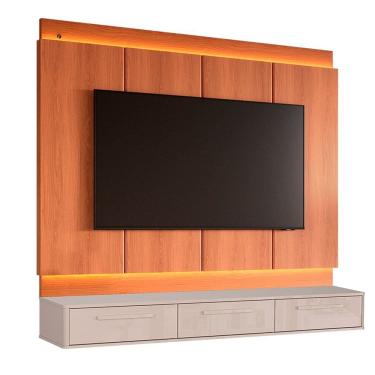 Imagem de Rack Bancada com Painel para Tv de até 75" com Led Maka