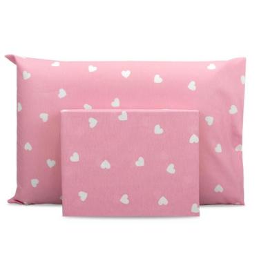 Imagem de Lençol Solteiro 2 pçs Com Elástico Percal Estampado 180 fios - Dryka E