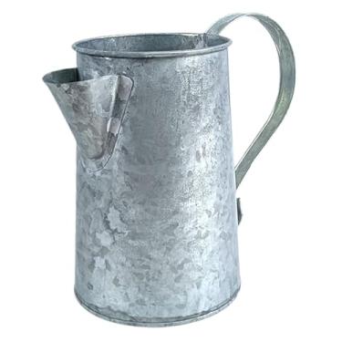 Imagem de Ioensy Vaso de flores, vaso de flores secas, arranjo floral, balde, decorativo para plantas, jarro de água para jardim, escritório, fazenda, gramado