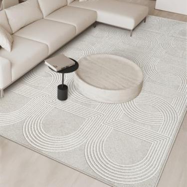 Imagem de Tapetes de estilo para sala de estar, tapete macio e fofo para sala de estar, tapete grosso e felpudo para vestiário, decoração de quarto de grande área (80x120 cm/m)