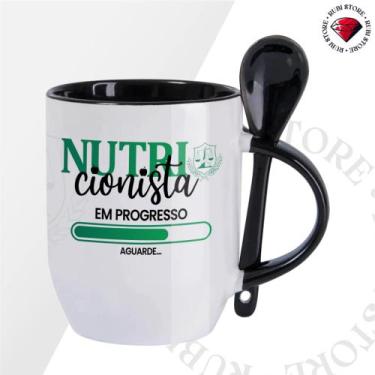 Imagem de Caneca de Cerâmica Mina Profissões Nutricionista - Mina Store, Fundo P