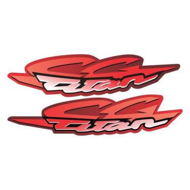 Imagem de Adesivo Protetor Tank Pad Honda CG Titan 125 2002 - Cromo Sign