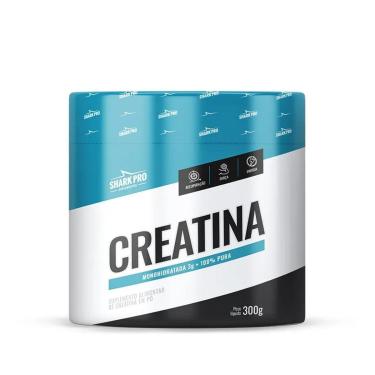 Imagem de Creatina Monohidratada 100% Pura 300g Shark Pro Suplementos-Unissex