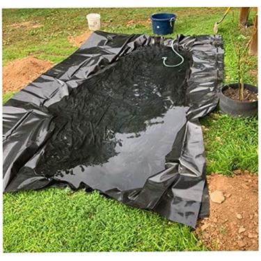 Imagem de Revestimento de lagoa revestimento de piscina de peixes pretos de 4 m de largura para lagoas de jardim cascata correntes fontes base de lago cobertura de piscina de jardim arreios jardins