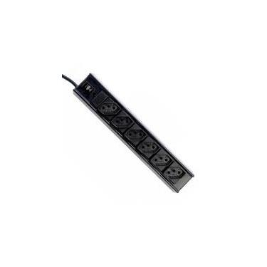 Imagem de Filtro de Linha C3 Tech com 6 Tomadas, Bivolt, Preto - FL-61BK