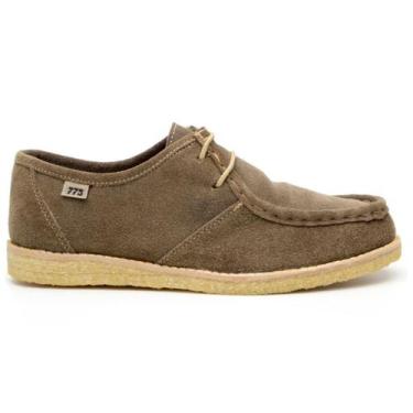 Imagem de Sapato Mocassim Casual 775 Vintage Couro Camurça Sola Crepe London Soc