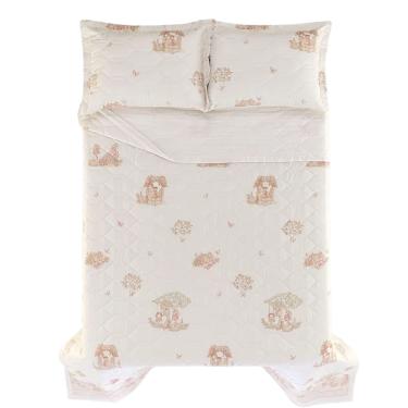 Imagem de Colcha Casal Infantil Algodão 200 Fios Jardim Karsten
