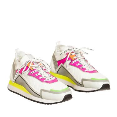 Imagem de Tênis Fem Petite Jolie Jogger Branco/Multicolor PJ6836